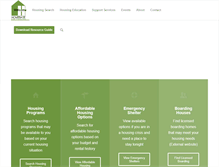 Tablet Screenshot of homebaseforhousing.org